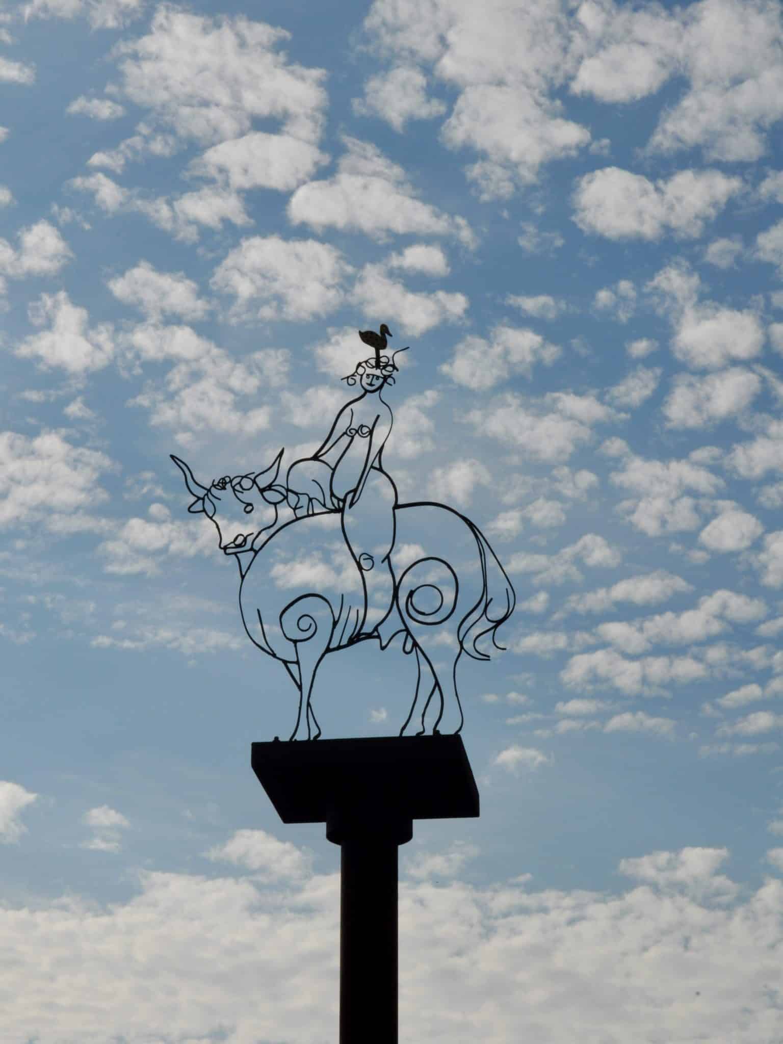 Standbeeld van het paard 'Klaske'