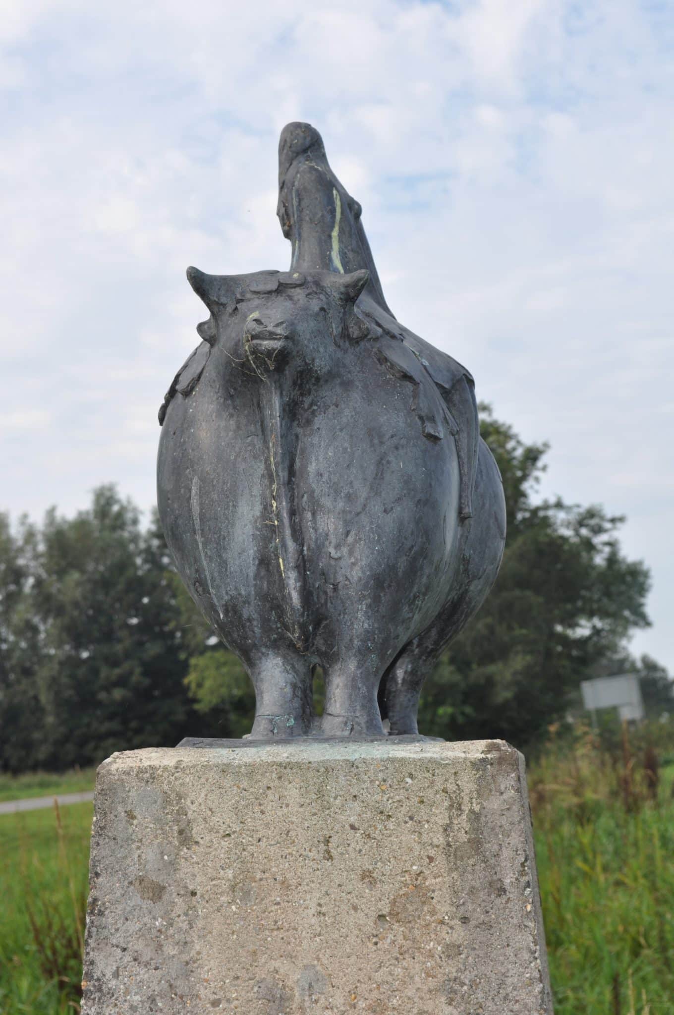 Standbeeld van het paard 'Klaske'