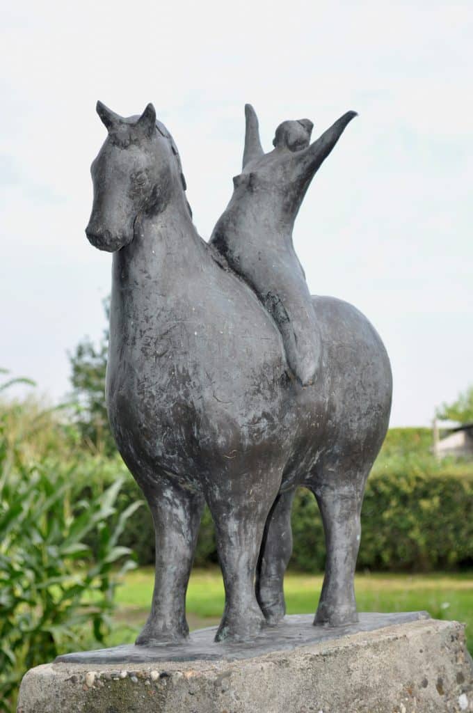 Standbeeld van het paard 'Klaske'