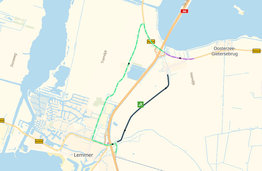 Oosterzee, Westereind - Herinrichting onderhoud van weg