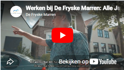 YouTube Screenshot Werken bij De Fryske Marren - Coördinator van het cluster vergunningen, toezicht en handhaving